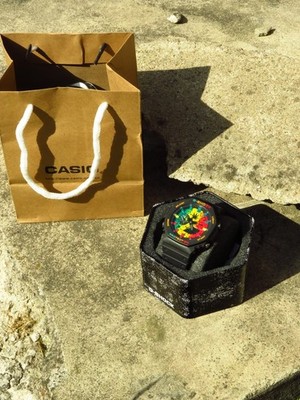 G-Shock GA 2100S - ''Jamaika/Reggae'' Mod