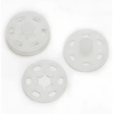Betoplin 60 Sets Plastic Snap Fasteners Buttons Sew on Snaps for Clothing Cra...