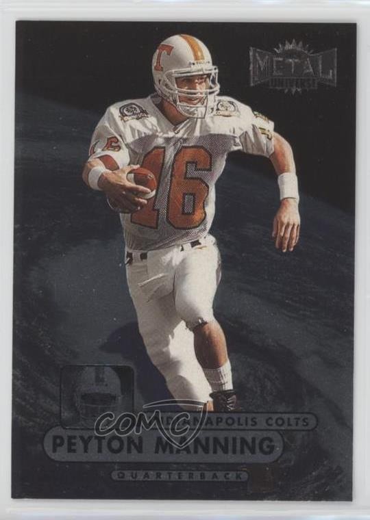 1998 Metal Universe Peyton Manning #189 Rookie RC HOF 2q0