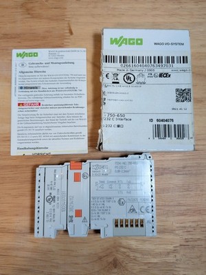 Tested Wago 750-650/003-000 Channel Analog In Module RS 232 C/Adjustable