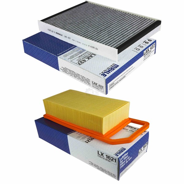 Mahle / Knecht Set Filterpaket Innenraumfilter LAK 437 Luftfilter LX 1621-image