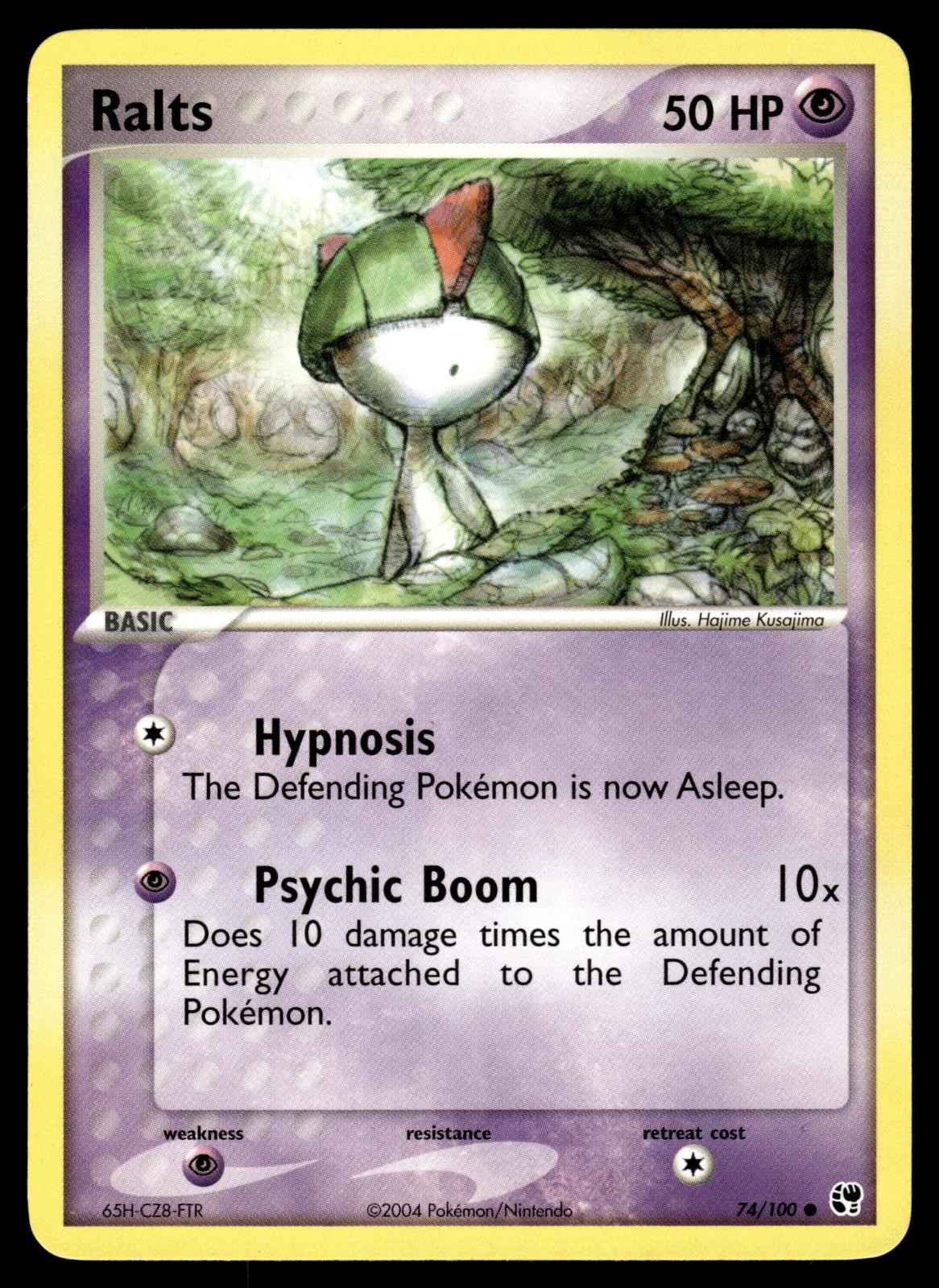 RALTS - 74/100 Common Sandstorm Pokemon LP