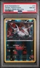 2015 POKEMON XY DOUBLE CRISIS #17 TEAM MAGMA'S POOCHYENA-REVERSE FOIL PSA 8