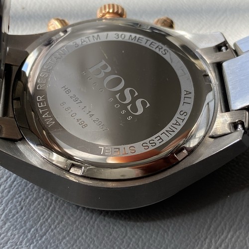 Mens Hugo Boss Grand Prix chronograph Date 1513473 Ex-display - 第 6/14 張圖片