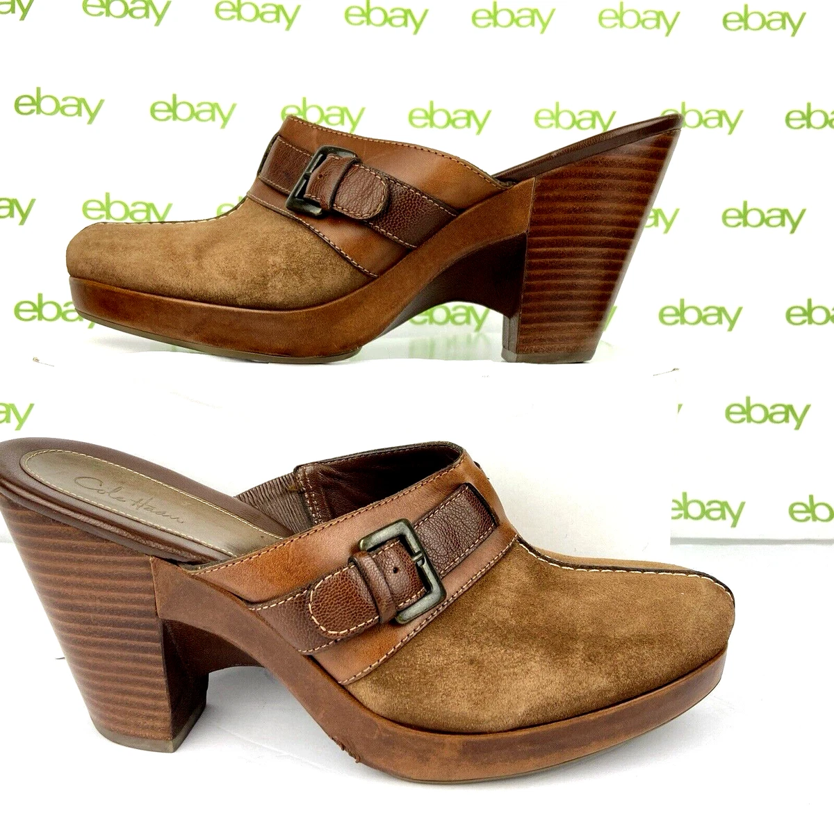 Escarpins Cole Haan - Cuir Crème/beige/lila - Talon Bois 3.5" - Pointure US 8 | Neuf Sans Boîte