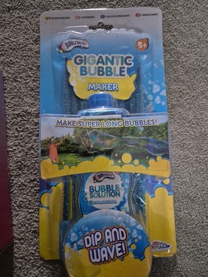Bubbletastic Gigantic Super Long Bubble Maker Stick & Solution Kids Kinder 