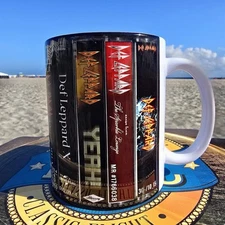 Classic Rock band Mug • Def Leppard Inspired by -Vintage Music Lover Gift