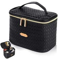 Make Up Bags for Women,Portable Cosmetic Organizer Bag,Large Makeup Organizer...