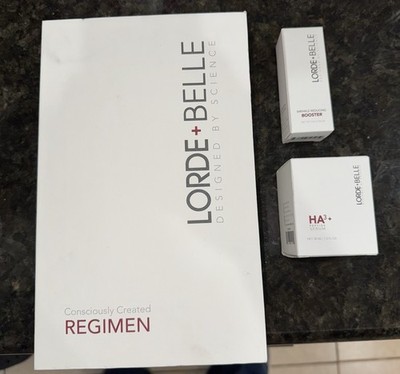 LORDE + BELLE Skin Care Set with HA3 Serum & Wrinkle Reducing Booster extras