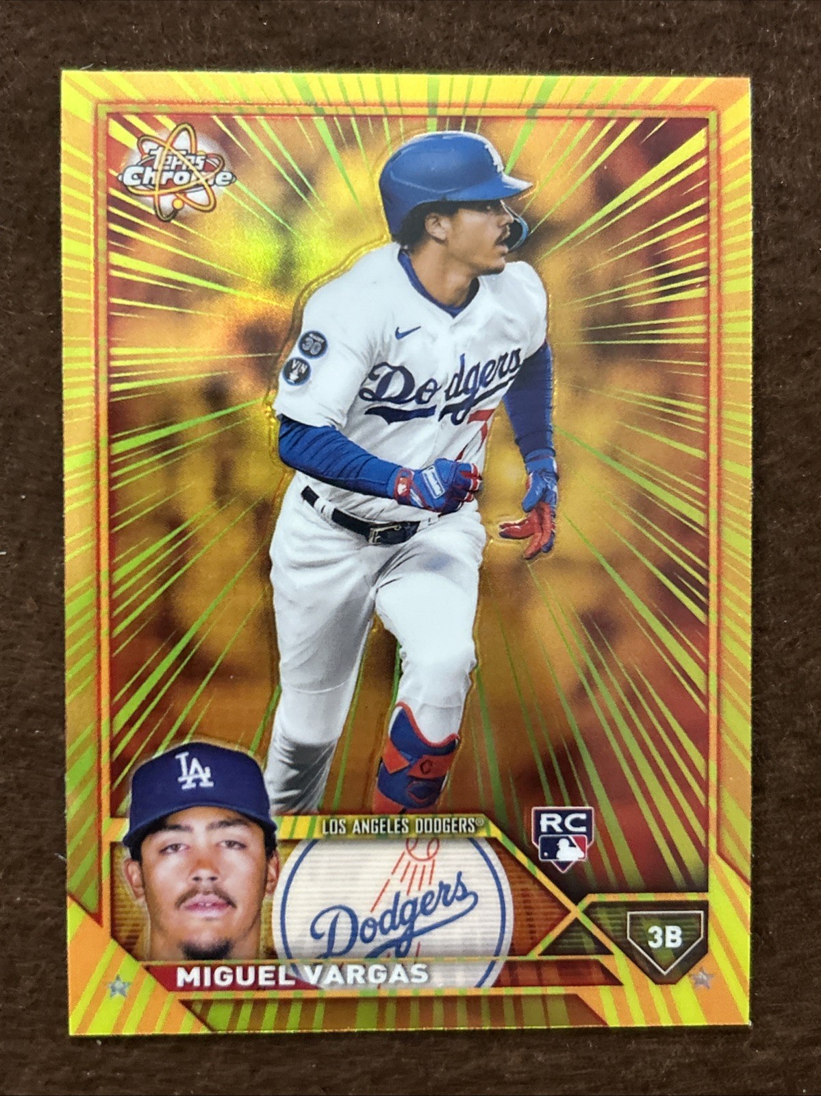 2023 Topps Chrome Miguel Vargas RC Radiating Rookies Case Hit SSP! #RR-19