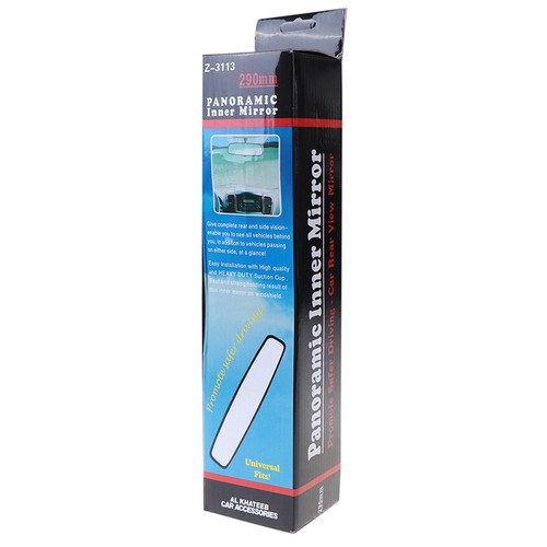 Panoramic Rear View Mirror Universal with Suction Installation Car InteriorS&I4 - Picture 5 of 12