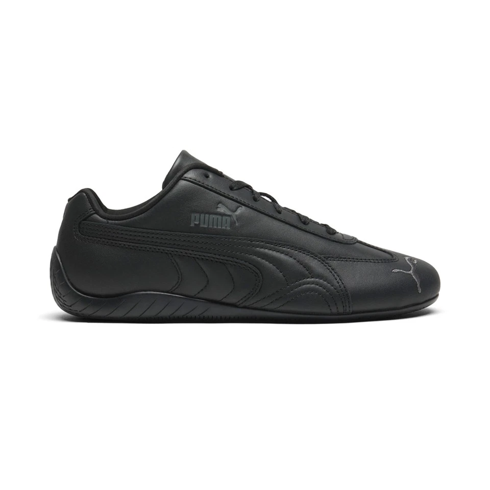 PUMA Speedcat Leather  Womens Black Sneakers Casual Shoes 40591001