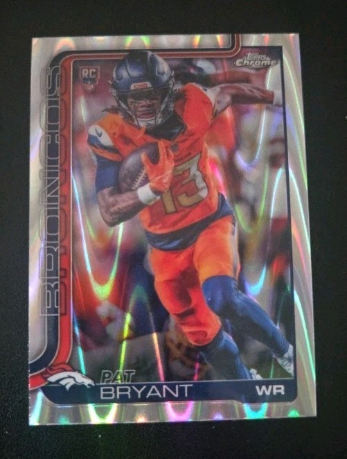 2025 Topps Chrome NFL Rookie RayWave Refractor - Pat Bryant #313 Broncos
