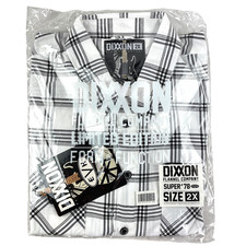 DIXXON Flannel x Eddie Van Halen Super '78 Men's 2XL XXL Button EVH Plaid Shirt