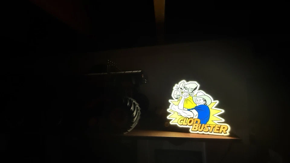 Tamiya Clodbuster Led Lighted Sign Shop Upgrade - Image 3 of 3