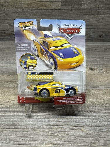 Disney Pixar Cars Rocket Racing Cruz Ramirez #51 With BlastWall Mattel New
