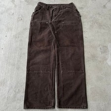 Vintage Y2K Carhartt DKB brown double knee work wear carpenter pants