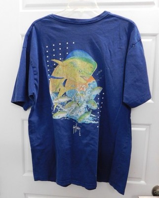 GUY HARVEY Short Sleeve Pocket T Shirt sz L