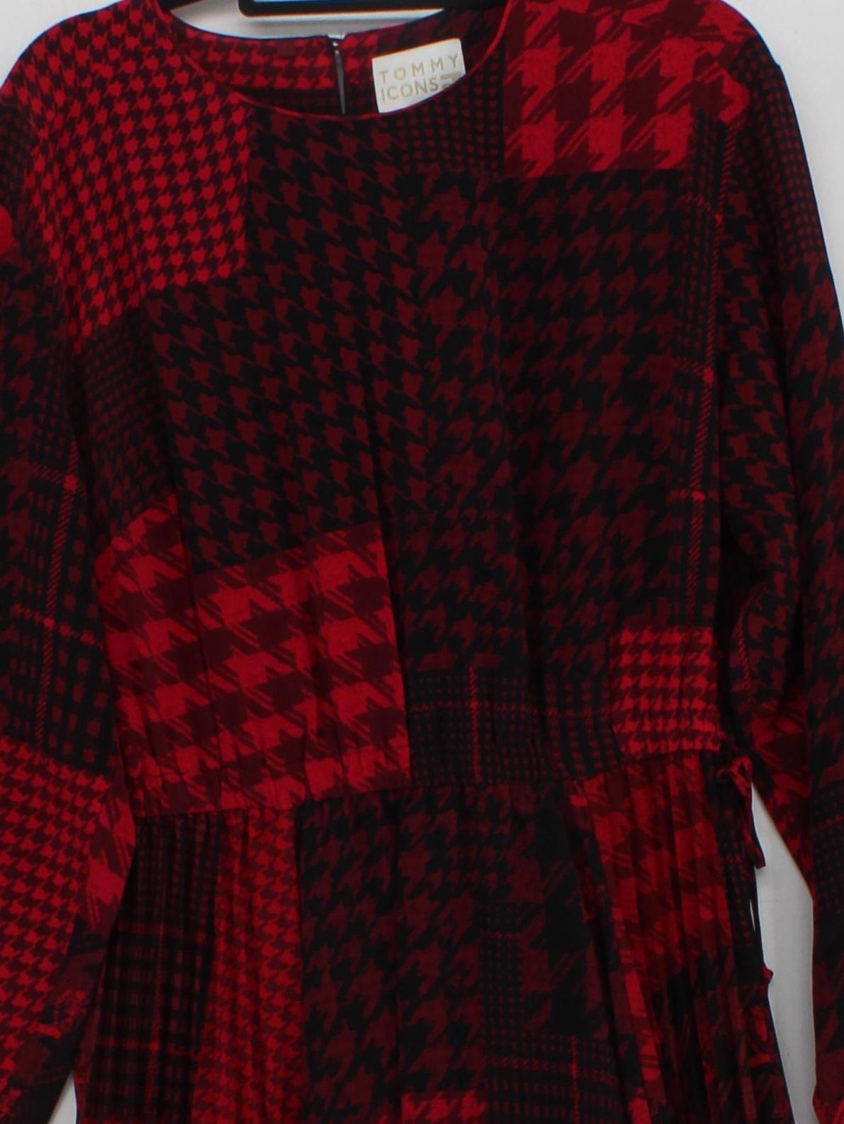 Tommy Hilfiger A-Line Midi Dress in Red RRP £270 image 4