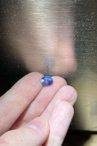 Certified Natural Unheated Ceylon cornflower Blue Sapphire 3.13CT oval Eye Clean