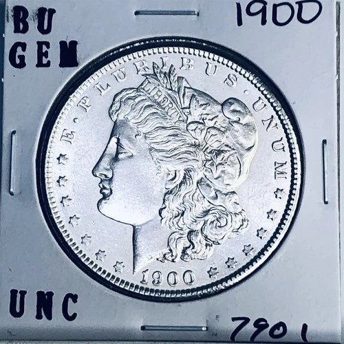 1900 BU GEM MORGAN SILVER DOLLAR UNC MS+++ U.S. MINT RARE COIN 7901