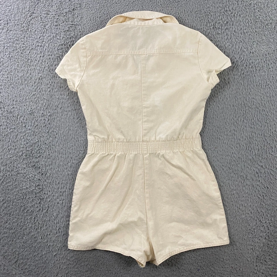 VTG 60s 70s Levi's Playsuit Romper fits Womens XS-S Talon Zipper Hot Pant Shorts - Image 4 of 4