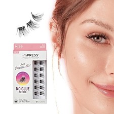 KISS Impress Falsies Press On Eyelashes Black...
