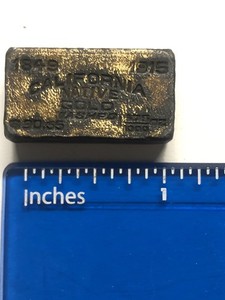 1915 California Native Gold Washed Ingot Panama Pacific Exposition Souvenir