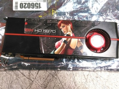 Diamond ATi Radeon HD 5970 Dual DVI PCIe Video Card Torn Skin
