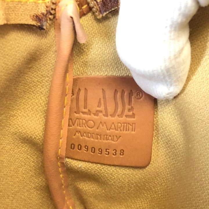 Prima Classe Brown Map Pattern Pouch Second Bag 2… - image 7