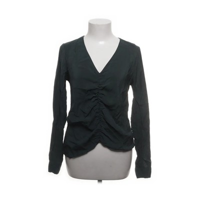 Pieces, Bluse, Größe: S, Grün, Nylon/Viskose, Einfarbig, Damen #dYt