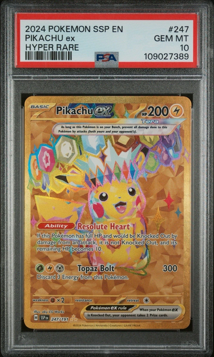 Lightning Pikachu Pokémon TCG Rare Individual Collectible Card