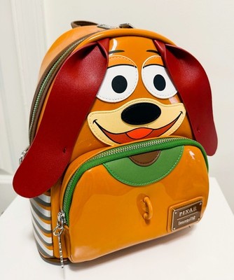 Loungefly Slinky Dog Character Mini Backpack - Orange, Red, Green Accents Toy Story Slinky Dog Cosplay Mini Backpack | Loungefly main image 2