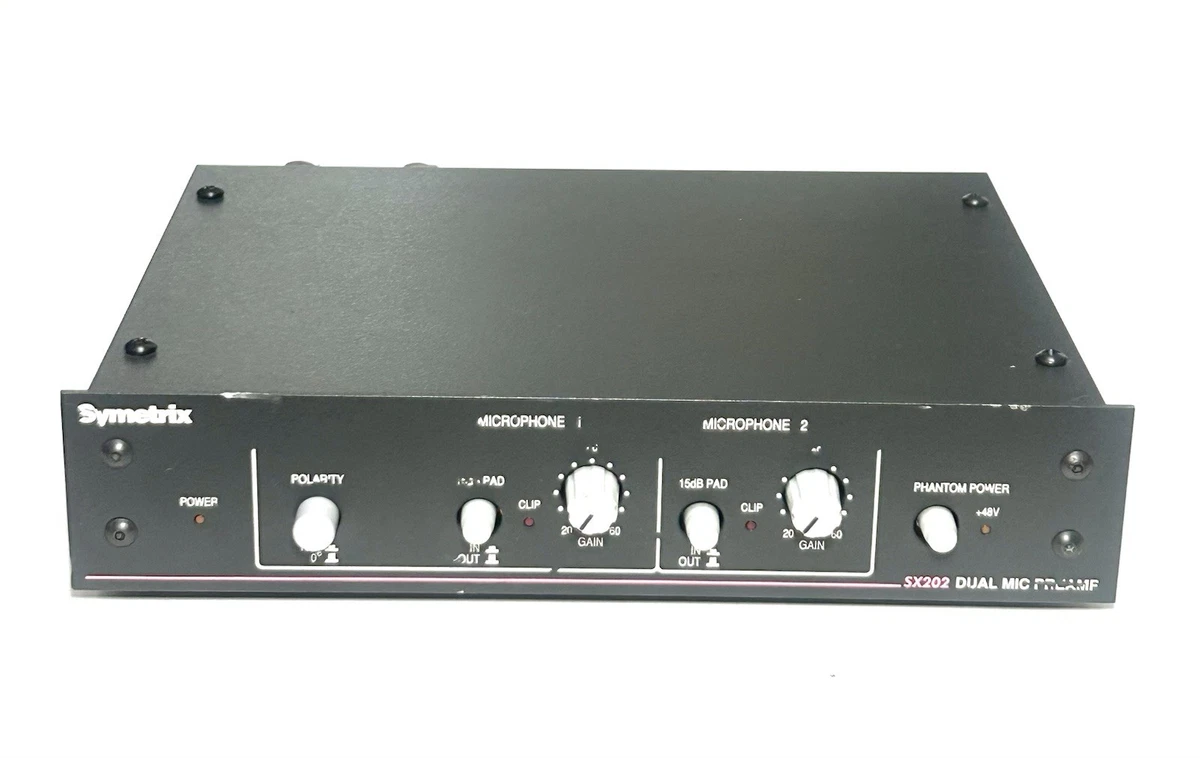 Symetrix SX202 マイクプリアンプ　90年代新品未使用デッドストック Symetrix Pro Audio Microphone Preamp Strips for sale | eBay