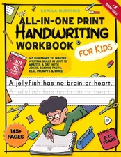 The All-in-One Print Handwriting Workbook for Kids: 145 Fun Pages to Master ...