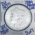 1889 BU UNCIRCULATED MORGAN SILVER DOLLAR AUTHENTIC U.S. MINT FREE SHIPPING 5617