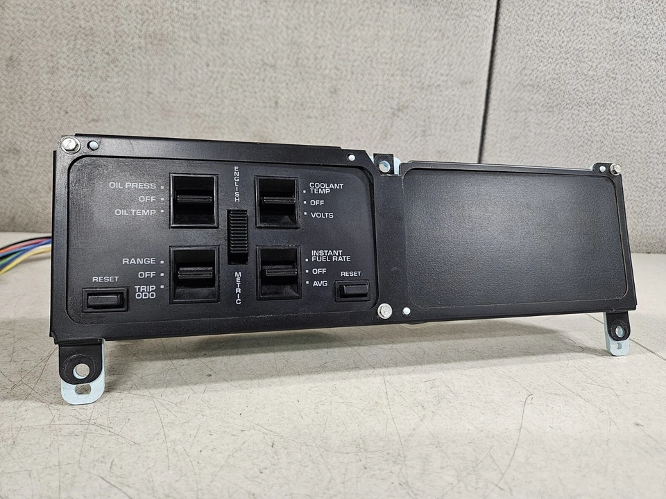 Interruptor de palanca de pantalla de visualización de información de tablero Chevrolet Corvette 1984-1989 OEM Foto 2 de 4