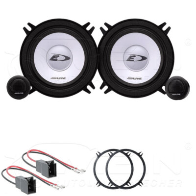 ALPINE LAUTSPRECHER für VW GOLF I / 1 Cabrio 1991-1993 Front Vorn Tür 250W #ADE2
