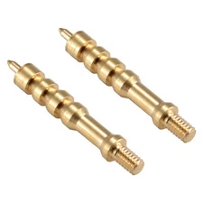 2Pcs .30 Caliber Solid Brass Spear Pointed Jag Gun Clean Accessories Brass