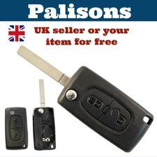 for CITROEN C2 C3 BERLINGO 2 BUTTON REMOTE KEY FOB CASE + BATTERY CLIP+VA2 BLADE