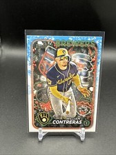 William Contreras 2024 Topps Holiday Baseball Card #H22 Milwaukee Brewers