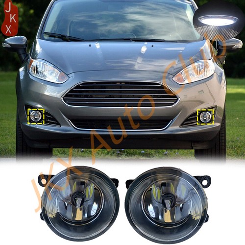 2x Front Bumper LED Fog Light Driving Lamp q For Acura Honda Ford Nissan Suzuki - 第 1/10 張圖片