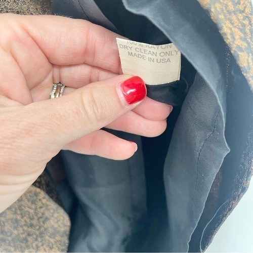 Mini abito tubino vintage anni 90 ISABEL ARDEE spaghetti strap Y2K marrone nero 6 - Foto 13 di 14