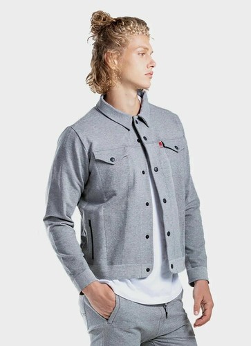 Knit Trucker Jacket - L 
