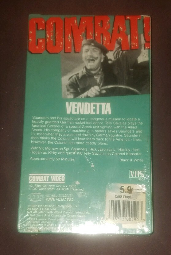 Combat Episode Four 4 Vendetta VHS SEALED BRAND NEW Vic