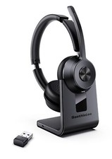 Bluetooth Headset V5.1 Wireless Headset with Noise Canceling Microphone 40 Hr...