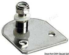 Osculati Plate With Threaded Pin