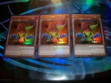 3x Jurrac Velo 1st Edition Ultra Rare BLMM-EN105 Yu-Gi-Oh