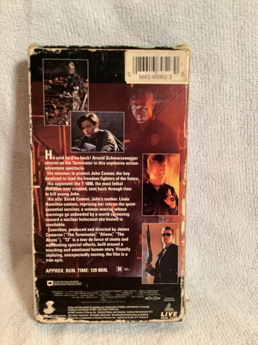 Terminator 2: Judgment Day (VHS, 1991). 68952 12236895237| eBay