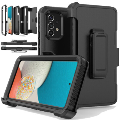 For Samsung Galaxy A53 5G Case Hybrid Heavy Duty+Belt Clip Fit Otterbox Defender
